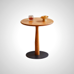 Erin Side Table - Solid Wood & Iron Modern Design