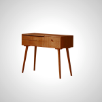 Berlin Vanity Table - Modern Oak Wood Design with Natural Finish