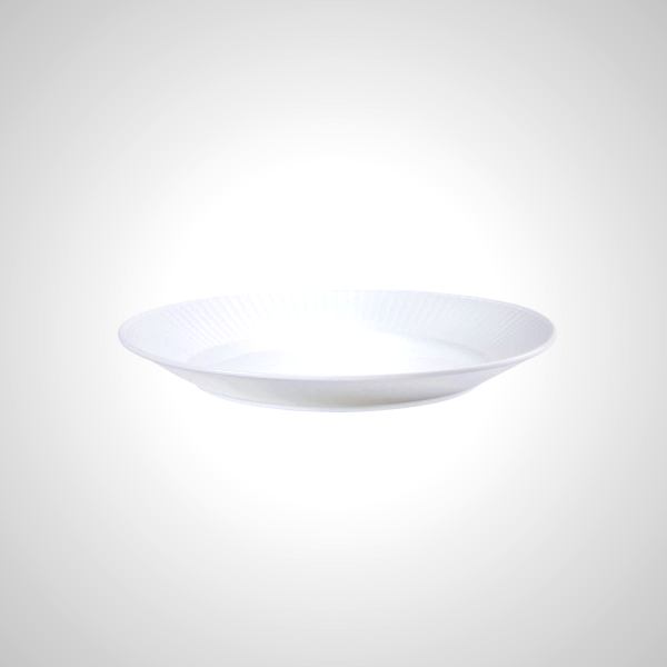 Ashley Bone China Dinner Plate - Elegant White