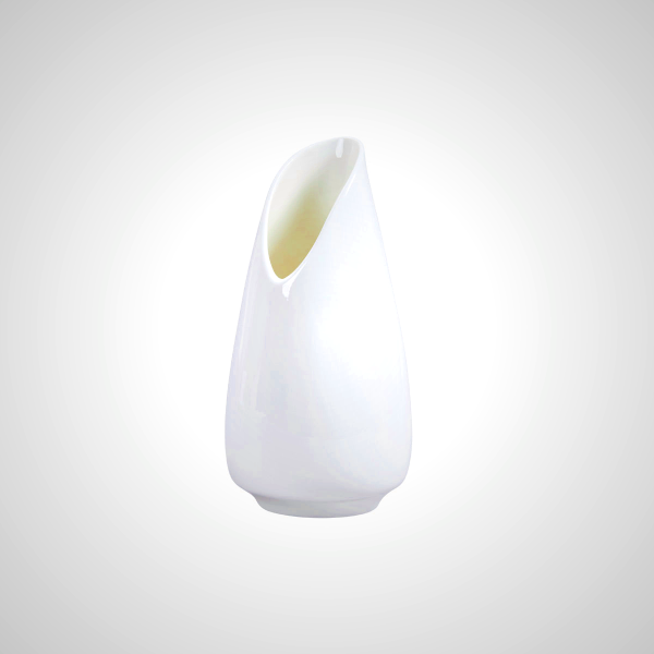 Cooper Bone China Milk Pitcher - Elegant White Serveware