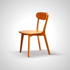 Blake Classic Oak Dining Chair with Ergonomic Backrest