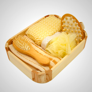 IUIGA Bath & Body Care Set - Wooden Tray Spa Essentials