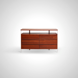 Arbor Dresser - Modern Walnut Wood 6-Drawer Dresser