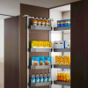 Higold Shearer Swivel Tall Storage Unit - Space-Saving Pantry Organizer