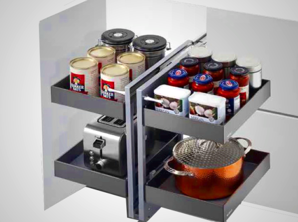 Higold Corner Cabinet Organizer - Maximize Kitchen Storage