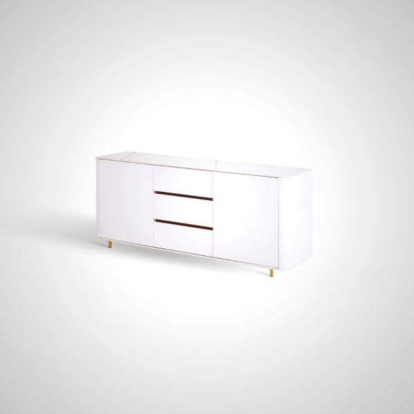 Elise Sideboard - White Modern Storage Cabinet