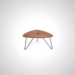 Cedric Nesting Tables | Modern Walnut & Black Design