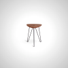 Cedric Nesting Tables with Walnut Finish and Hairpin Legs