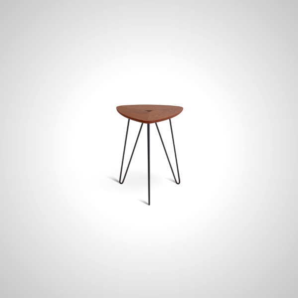 Cedric Nesting Tables with Walnut Finish and Hairpin Legs