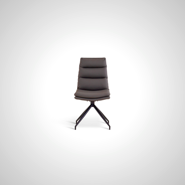 Delta Swivel Chair - Black Office Chair with 360-Degree Swivel
