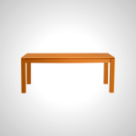 Ashton Dining Table - Solid Oak, Natural Wood Grain