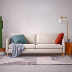 Alyssa 3 Seater Fabric Sofa - Modern Comfort for Small Spaces