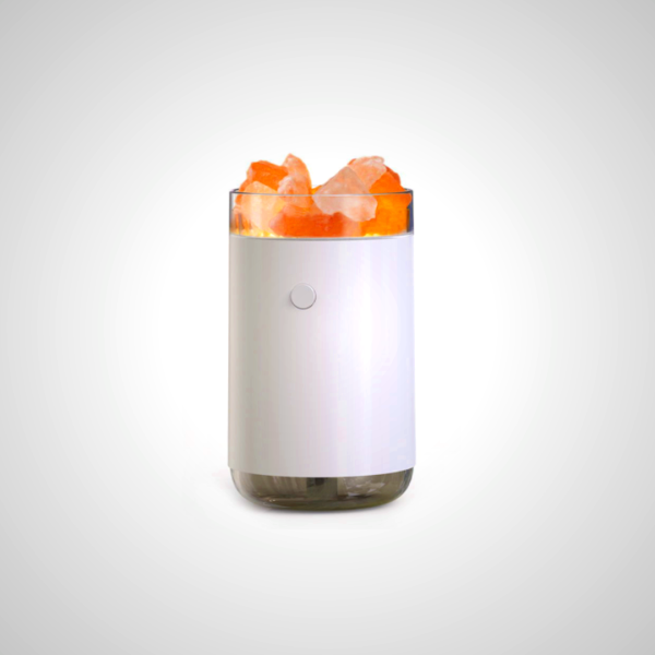 Crystal Salt Lamp with Himalayan Salt - Aromatherapy & Wellness Diffuser