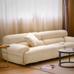 Demi 3 Seater Fabric Sofa - Italian Design & Boucle Upholstery