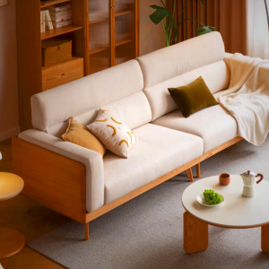 Haru 3 Seater Fabric Sofa - Japanese Minimalist Design with Ergonomic Comfort