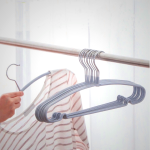 Anti-Slip Shirt Hangers (10 Pack) - Wardrobe Organizer
