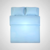 380TC Tencel Quilt Cover Set - Queen Size Blue Gold