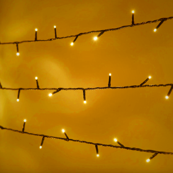 Christmas Fairy Lights - Warm Glow Holiday Decoration