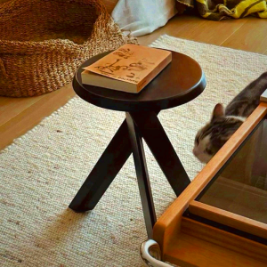 Barry Ash Wood Side Table - Modern Bedside Table