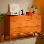 Hana Solid Wood Chest of Drawers - Premium Cherry Wood Storage