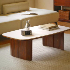 Elias Sintered Stone Coffee Table - Modern & Durable Design