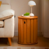 Elliot Stackable Solid Wood Stool - Natural Finish