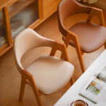 Avery Upholstered Dining Chair - Beige, Brown, Grey