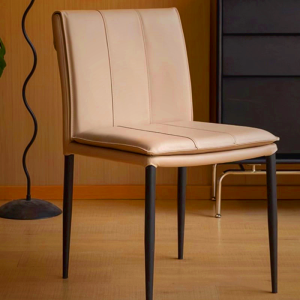 Armani Dining Chair - Modern Upholstered Chair with Steel Legs