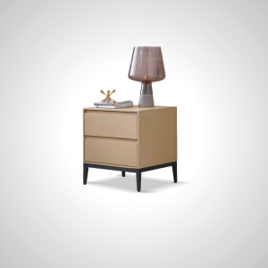 Chiara Solid Wood Bedside Table - Modern & Durable