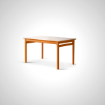 Harry Sintered Stone Dining Table with Oak Wood Frame